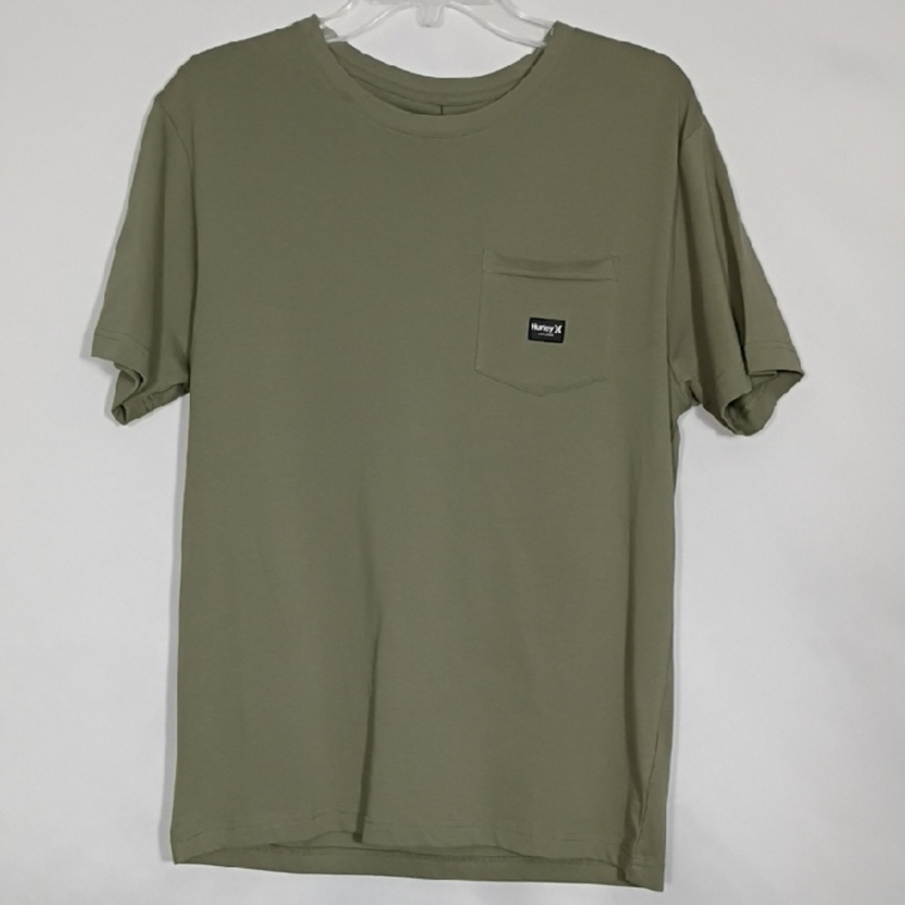 NWT Hurley Men's Iguana Short Sleeve Pocket Tee Mens Size Small